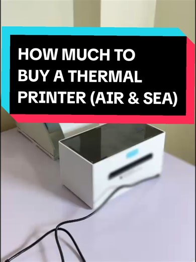 this is how much it will cost to buy a thermal printer buying price -7,000 shipping -4,400(air) and 2,600(sea) #smallbusiness #smallbusinessowner #thermalprinter #thermalprinters