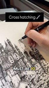 40K views · 84 reactions | I show you my first cross hatching ink drawing after 10-15 years not using this technique #inkdrawing #crosshatching | art_lachmair | Facebook