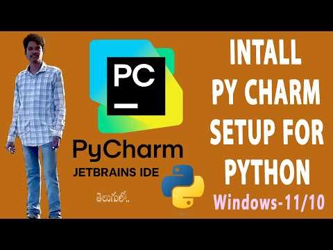 Install PyCharm IDE Setup for Python On Windows 11