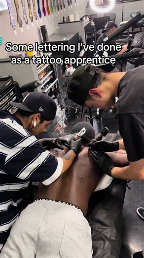 Unique Lettering Tattoos by Anaheim Artist