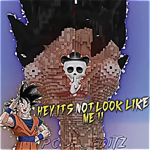 🔥 “A Fan Made Goku Statue in Minecraft…” 🧱⚡ | Big… But Kinda Cursed 😭 #goku #dragonball #anime #dbs