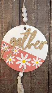1.3K views · 1.6K reactions | This little DIY decor piece is perfect to add to your front door as a welcome sign! Join us in all store location’s Saturday April 15 from 2pm to 4pm to create your own Daisy maker board. #craftwarehouse #crafts #diycrafts #craftinghobby #frontdoordecor #circledoorsign #vinyl #acylicpainting #woodbeads #daisies #diywalldecor #diydecor #homedecor #springhomedecor | Craft Warehouse | Facebook