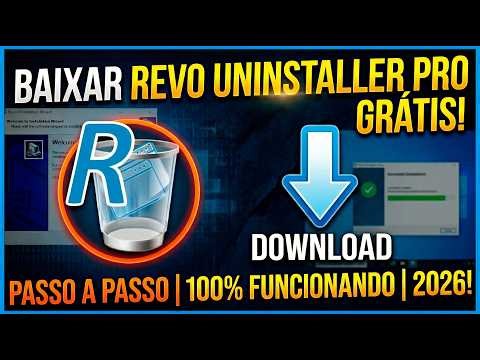 COMO INSTALAR E ONDE BAIXAR O REVO UNINSTALLER PRO EM 2026 GRÁTIS TUTORIAL PASSO A PASSO