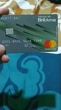 Location of BB/TT, CVC & CVV numbers on BRI BRITAMA ATM card, Mastercard type