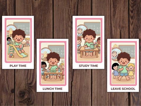 20 Daily Routine Flashcards for Toddlers, Visual Schedule, Kids Tasks, ADHD Autism Support Digital Download - Etsy