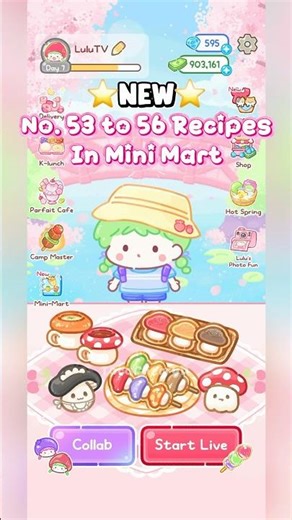 ⭐️NEW⭐️ No. 53 to 56 Recipes in Mini Mart💗💙💜🧡💚Tanghulu Master🍡 #tanghulumaster #minimart