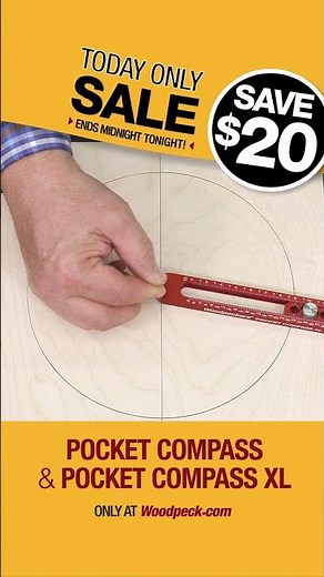 Draw Perfect Arcs—Right From Your Pocket.