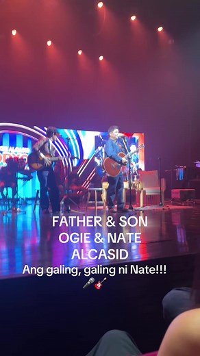 Ogie & Nate Alcasid father and son duet live