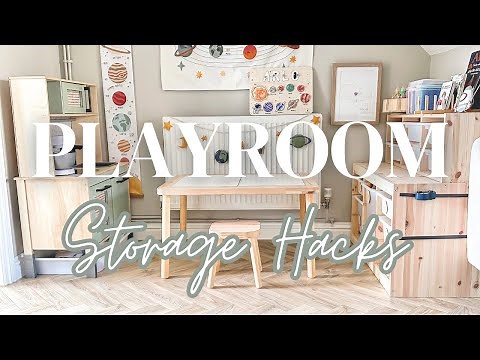 Top Organisation Ideas for Kids Playroom! Genius Toy Storage Hacks | Books, Lego, Art + IKEA hacks