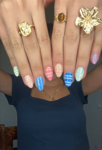 Summer Nail Inspiration: Creative Stripe Designs