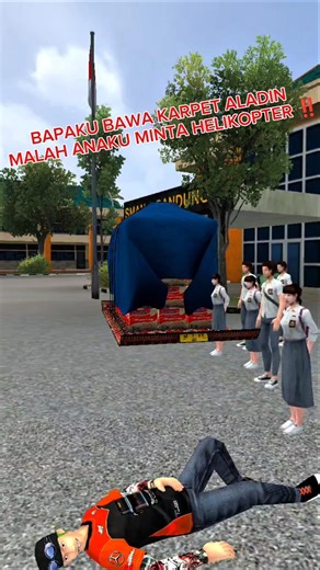 bapaku bawa karpet aladin anaku malah minta helikopter‼️ #bussid #bussimulatorindonesia