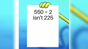 550 ÷ 2 = 225 | Know Your Meme