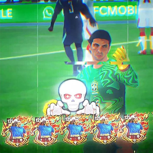 Buffon Left The Goal And Became a Striker. 🫪☠️