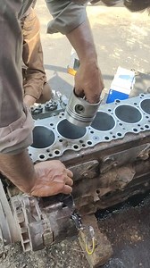98K views · 719 reactions | 6 cylinder engine piston checking #engine #restoration #realsvideo #reels #repair | Auto Engine repairing | Facebook