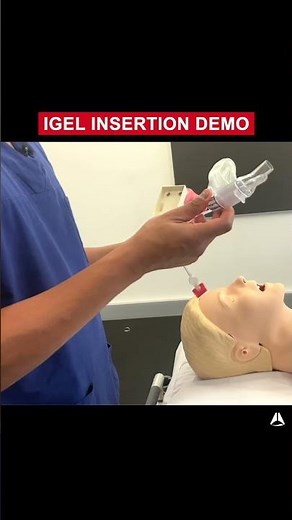 iGel Insertion Demo | #shorts #airway #LMA