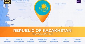 Kazakhstan Map - Republic of Kazakhstan Travel Map