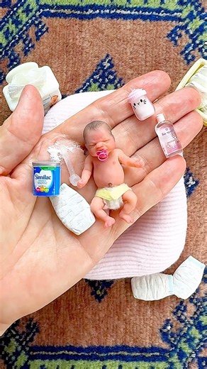 Realistic Teeny Tiny Silicone Baby Doll made by Sheila Mrofka Babies.