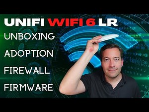 Ubiquiti Wifi 6 LR AP unboxing, adopting in unifi controller, firewall, and firmware upgrade