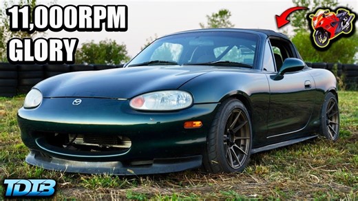 Hayabusa Engine Swap Turns Mazda Miata Into Beast