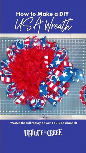 How to Make a Patriotic Wreath