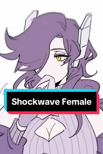 Shockwave Female: Adorable Anime Transformers Moment