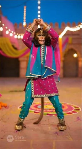 When Monkeys are trained to entertain! #MonkeyDance #FunnyAnimals #DesiComedy #BollywoodVibes #Viral