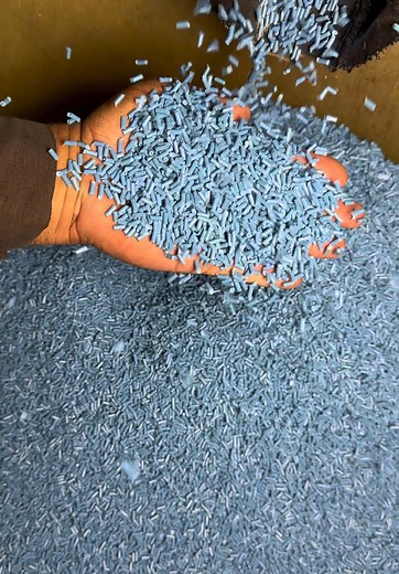 How Blue Plastic Granules Are Made: Complete Recycling Process