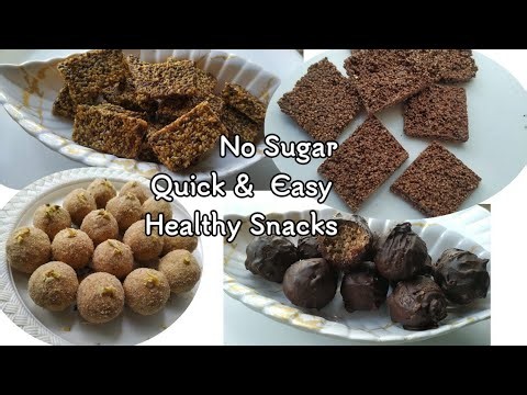 Easy Healthy Snack Recipes You Can Make in 10 Minutes perfect for Kids lunch box and Weight loss