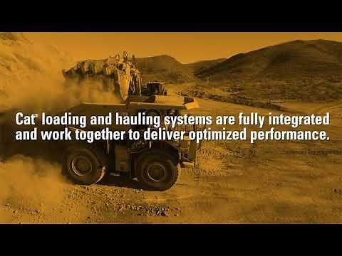 Better Loading. Better Hauling. The Cat® 6060 loading the 798 AC.