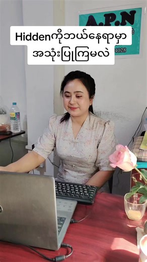 Microsoft Word မှာ Hidden အသုံးပြုနည်းများ