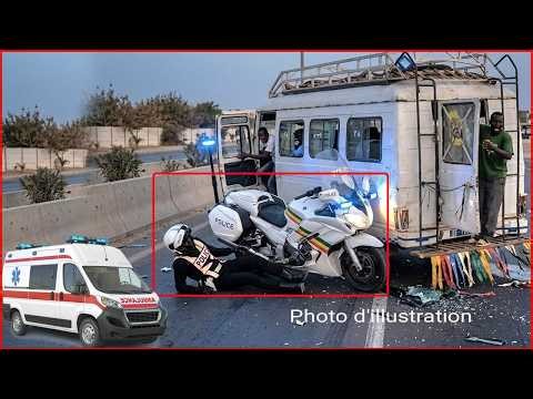 Urgent - Fatal accident on the highway: One police officer loses his life, another seriously inju...