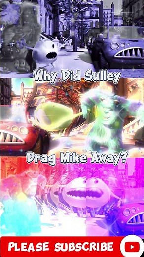 Monsters Inc. | Why Did Sulley Drag Mike Away? | Sponsored By: Gamavision Csupo Effects