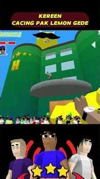 CACING PAK LEMON‼️ #animasisekolah #dudetheftwars #gengkampak