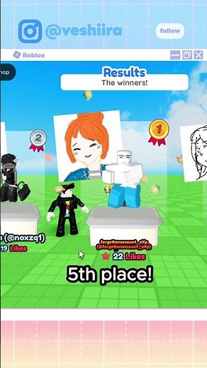 Drawing people in Roblox Draw Me!