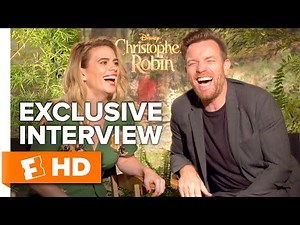 Ewan McGregor Finds Hayley Atwell's Ventriloquist Talent Hilarious | 'Christopher Robin' Interview
