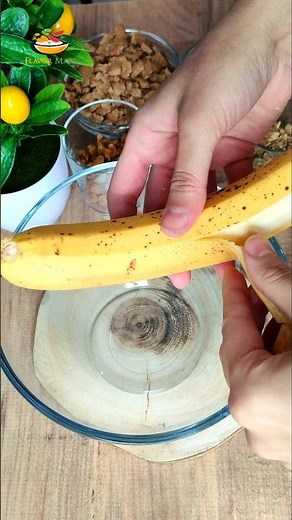 5-Minute No-Bake Dessert with Biscuits & Bananas | Quick Healthy Treat! #food