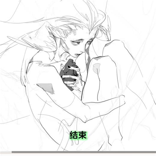 ฅ≽(•⩊ •マ≼ illustration making process wip drawing tips for digital artists from xiaohongshu ~ save and practice . follow for more art lessons and art ideas 💡 . . . credit: id shanfengdianhuo . #arttutorials #xiaohongshuart #绘画 #animeart #animearttutorial