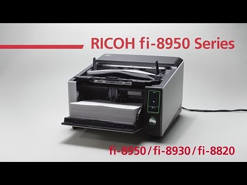 業務用イメージスキャナー 「fi-8950シリーズ」製品紹介