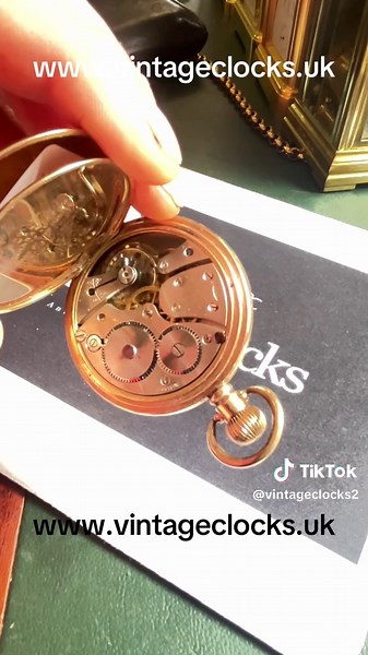 Limit half hunter keyless wind pocket watch - wonderful #repairshop #clock #watch #pocketeatch #deadbeat #time #history