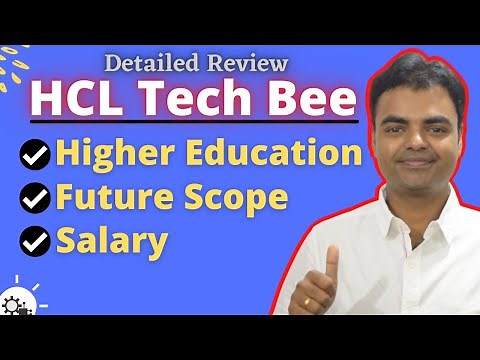 HCL Tech Bee Program Review Full Details- Eligibility, Duration Course Fees Salary Hindi #hcltechbee