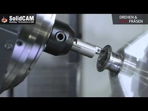 Drehen & Drehfräsen | Fertigung einer Spule mit synchronisierten Bearbeitungen