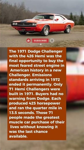 The Last Year Dodge Built a Hemi Car — and the Door Closed Without Warning