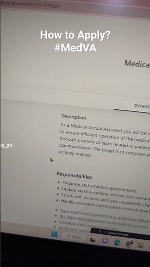 How to Apply? #MEDVA #MedicalVA #MedicalBiller #MedicalReceptionist #VA #freelancers #hiring