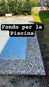 Come fare il fondo /base per la tua piscina fuori terra #piscina#diy #faidate
