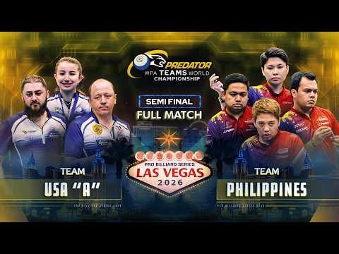 🇺🇸 USA "A" vs PHILIPPINES 🇵🇭 ▸ Predator WPA Teams World Championship 2026