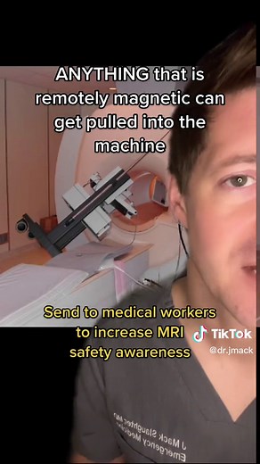 Send to medical workers to increase MRI safety awareness. We’re all responsible for protecting our patients and co-workers #MRI #MRItech #radtech #nursing #physician #medschool #nursingschool