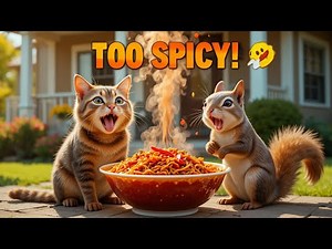 Compilation of Animals Eating Spicy Food!! 🌶️😹 You’ll Laugh Hard at Their Reactions!