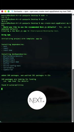 Create a Next.js App in 40 Seconds ⚡