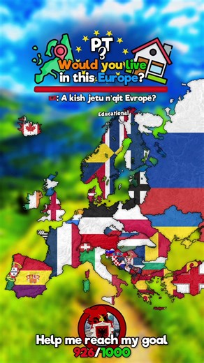 Would you live in this Europe? 🇪🇺 | Help me hit 1k before 2026 | #mapping #fyp #geography #alb_maps #europe