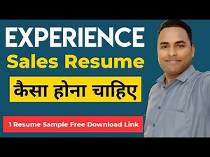 How to Write Experience Sales Resume 🔥 | 10 Year Exp Resume Analysis